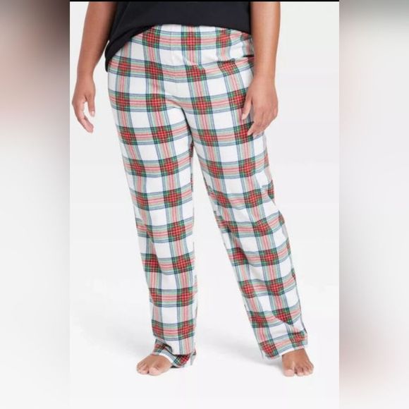 The Wondershop Holiday Plaid Fleece Pajama Lounge Pants NWT Plus Size 3X - Picture 5 of 5
